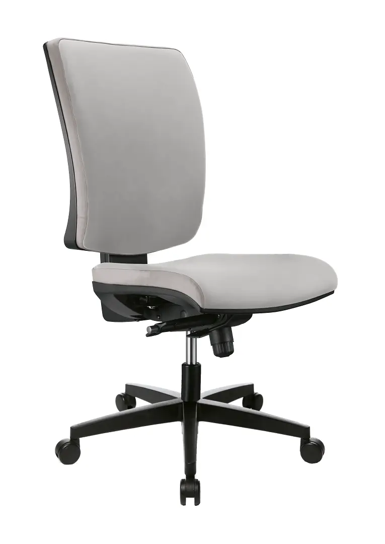 BOLZANO SYN židle kancelářská, koženka AN 052 - koženka šedá